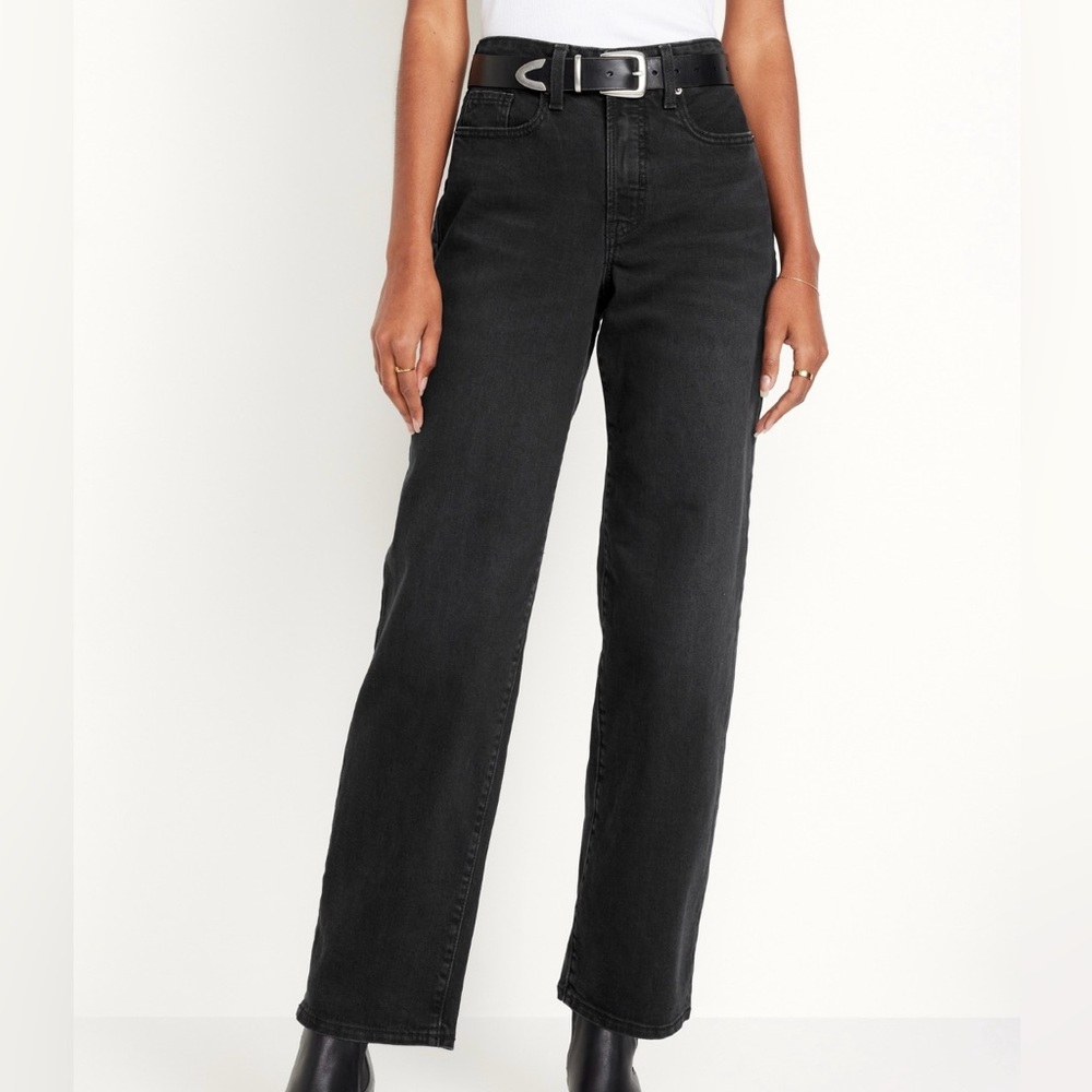High-Waisted OG Loose Jeans - Black - Size Women’s 10 Regular